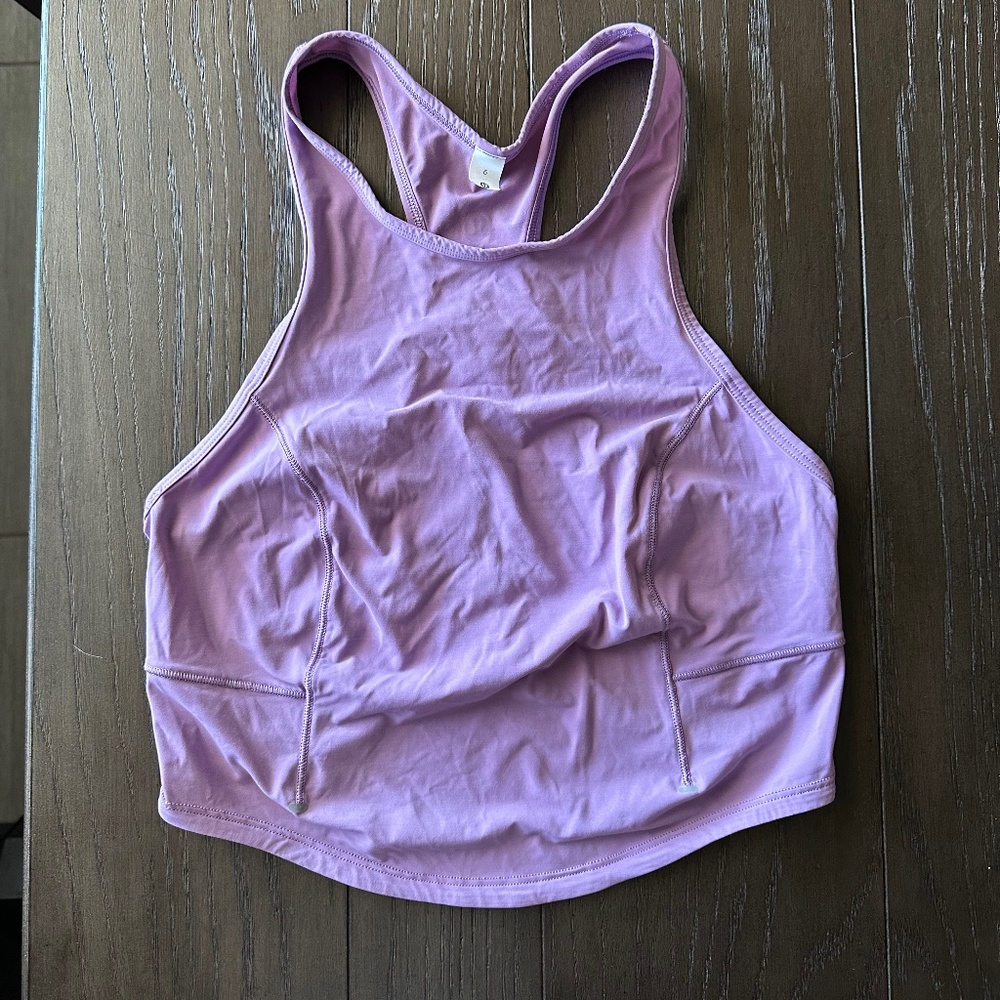 Lululemon Power Thru Tank Top, Size 6, Wisteria Purple